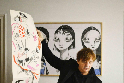 L'il·lustrador i artista plàstic Ignasi Blanch presenta «De Berlín al mar» a la Sala del Portal del Pardo