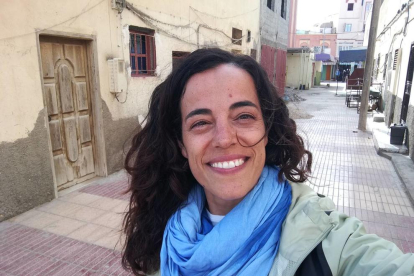 Núria Bota, activista tarragonina expulsada del territori controlat pel Marroc.