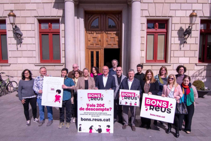 Imatge de la presentació de la campanya dels Bons a Reus.