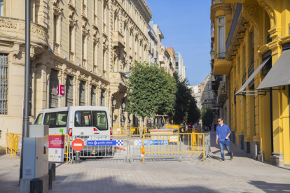 La segona fase de l'actuació ha afectat des de la plaça Catalunya.