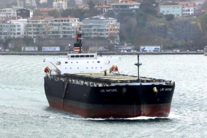El mercant de gra Verbier ha hagut de modificar el seu rumb en direcció al Port de Tarragona per les dificultats provocades pel bloqueig rus a Ucraïna.