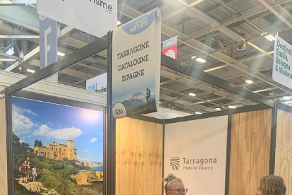 Imatge de l'estand de Tarragona Turisme a París.