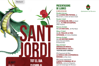 Cartell Sant Jordi Vila-seca 2023.