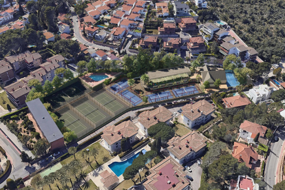 Imatge aèria del futur projecte de renovació del Club Tenis Tarragona.
