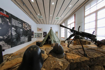 Imatge del Museu Memorial de la Batalla de l'Ebre de Gandesa.