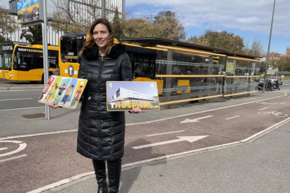 Imatge de la proposta que ha presentat aquest matí la candidata a l'alcaldia Sandra Guaita.