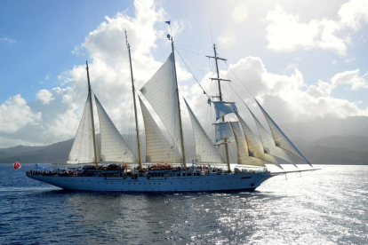 Imatge d'un vaixell d'Star Clippers, companyia que farà escala a la Ràpita.