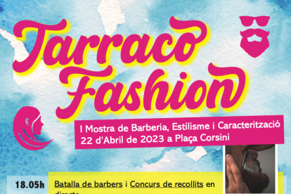 Cartel de la Tarraco Fashion, que se celebrará el sábado en Corsini.