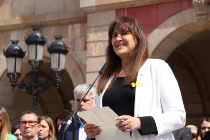 La presidenta del Parlament suspesa, Laura Borràs.