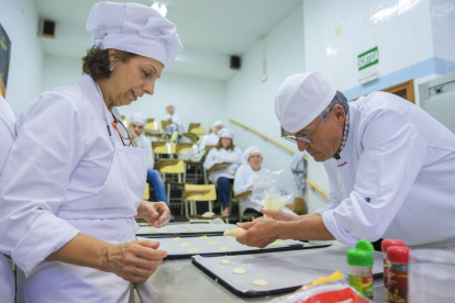 Una classe a l'espai de l'EscoTàrraco, a l'avinguda Catalunya, durant la setmana passada.