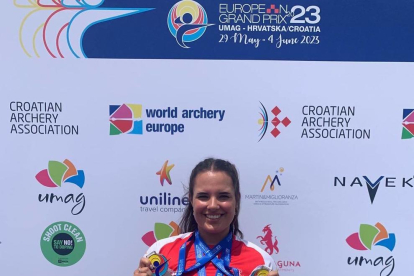 Elia Canales completa un triplet de medalles d'or al Gran Premi d'Europa