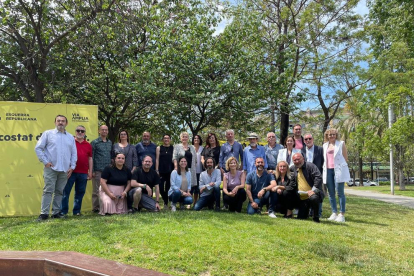 La presentación de la lista de ERC Salou tuvo lugar el sábado en el parque presidente Lluís Companys de Salou.