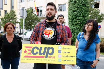 Arnau Martí, número dos de la candidatura de la CUP Reus, será juzgado por las protestas de la sentencia del proceso.