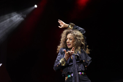 La cantant Rosario Flores diumenge a Cambrils.