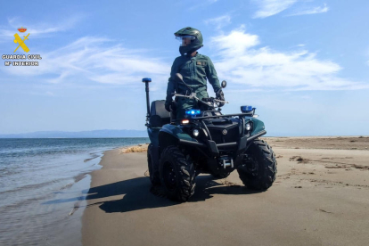 Los quads ya han empezado a rodar por el Parque Natural del Delta del Ebro.