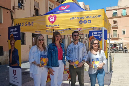 Acte de campanya de SíTarragona.