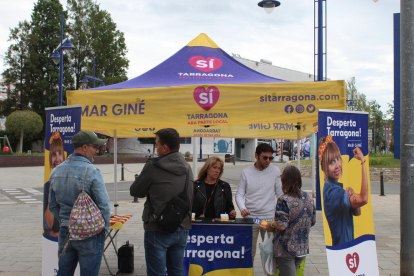 Mar Giné, la candidata de Sí Tarragona, promoverá proyectos de dinamización en la Part Baixa.