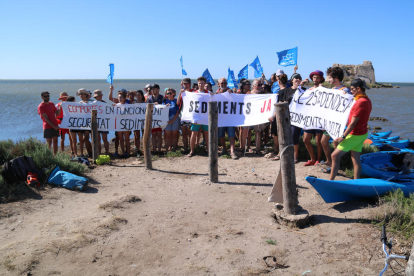 Acción reivindicativa para pedir una moratoria de nuevos regadíos y contener la demanda al Delta.