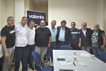 La formación Velents ha visitado a los miembros de la Federació d'Associacions de Veïns de Tarragona (FAVT).