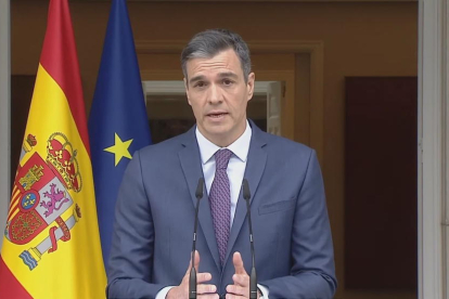 El presidente del gobierno español, Pedro Sánchez, se presentará a las elecciones del 23 de julio.