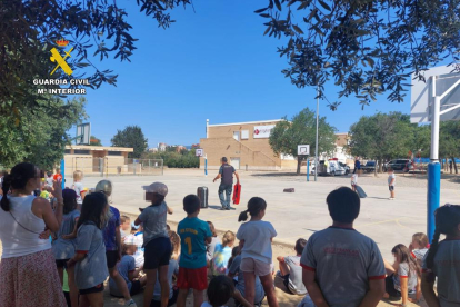 Imatge de la exhibició al col·legi Lycée Français International de Reus.