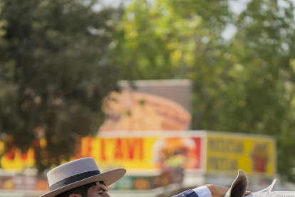 Un instant de la competició, que van encetar ahir a les instal·lacions del Parc de la Festa.