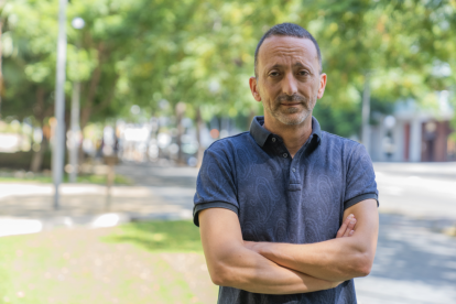 El entrenador del CB Tarragona, Noé Monroy.