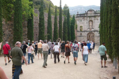 Imatge d'arxiu d'una activitat cultural realitzada a la Cartoixa d'Scala Dei.