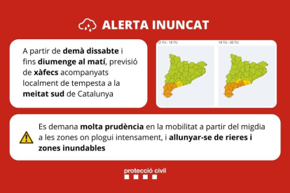 Segons l'SMC, a partir de diumenge al migdia i fins a la mitjanit s'espera maregassa, és a dir, onades de més de dos metres i mig, a la meitat sud de Catalunya.