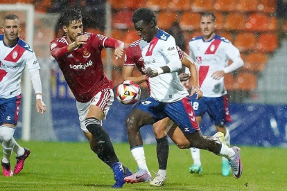 Dani Martín y los palos evitan la victoria del Nàstic (1-1)