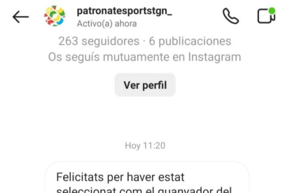 El Ayuntamiento de Tarragona alerta de un intento de fraude en Instagram