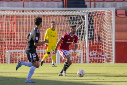 Borja Martínez fue uno de los jugadores más destacados durante el partido de entrenamiento de ayer.