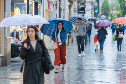 Imatge d'arxiu de pluja a Reus.