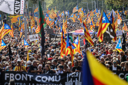 Manifestació de l'ANC per la Diada del 2022.