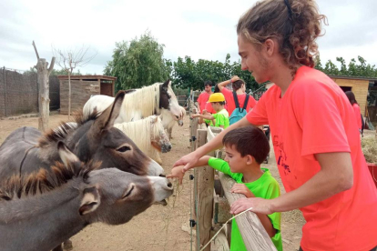 Visita al refugi d'animals 'Les Set Cabretes' de Botarell.