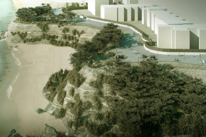 Imatge del projecte que transformarà el passeig marítim de Miami Platja.