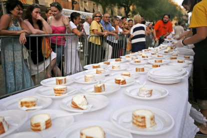 El acto del pastel del brazo de Santa Tecla tendrá lugar el miércoles 20 de septiembre.