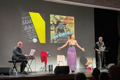 Fotografia de l'espectacle musical «Mercè March trio».