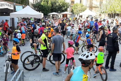 Imatge d'arxiu de la festa de la bicicleta de Valls.