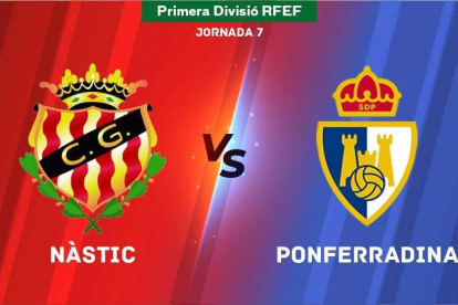 Sigue en directo el Nàstic-Ponferradina