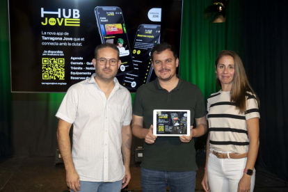 Imatge de la presentació de l'app Hub Jove.