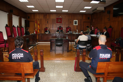 Imatge de l'inici del judici celebrat a l'Audiència de Tarragona.