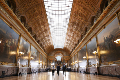 Imatge de l'interior del Palau de Versalles.