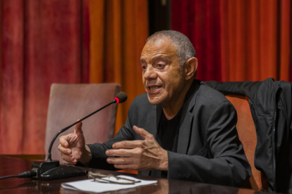 Pascual, durante un momento de su intervención.