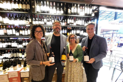 Imatge de la presentació del cicle Vins amb DO als mercats.