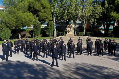Imagen del acto del Día del Patrón de la Policía.