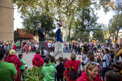 Imatge de la cercavila al Morell per a celebrar la Festa Major de Sant Martí.