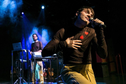 Eloi Duran i Pau Vinyals durant la seva actuació en el 'Sona9'.