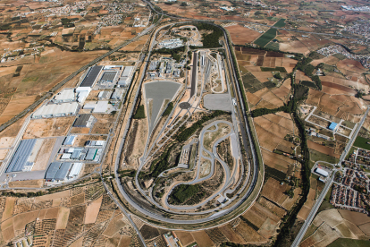 Pla general aeri de les instal·lacions d'Applus Idiada, a Santa Oliva.