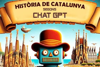La portada d''Història de Catalunya segons Chat GPT', de Nexum Edicions.